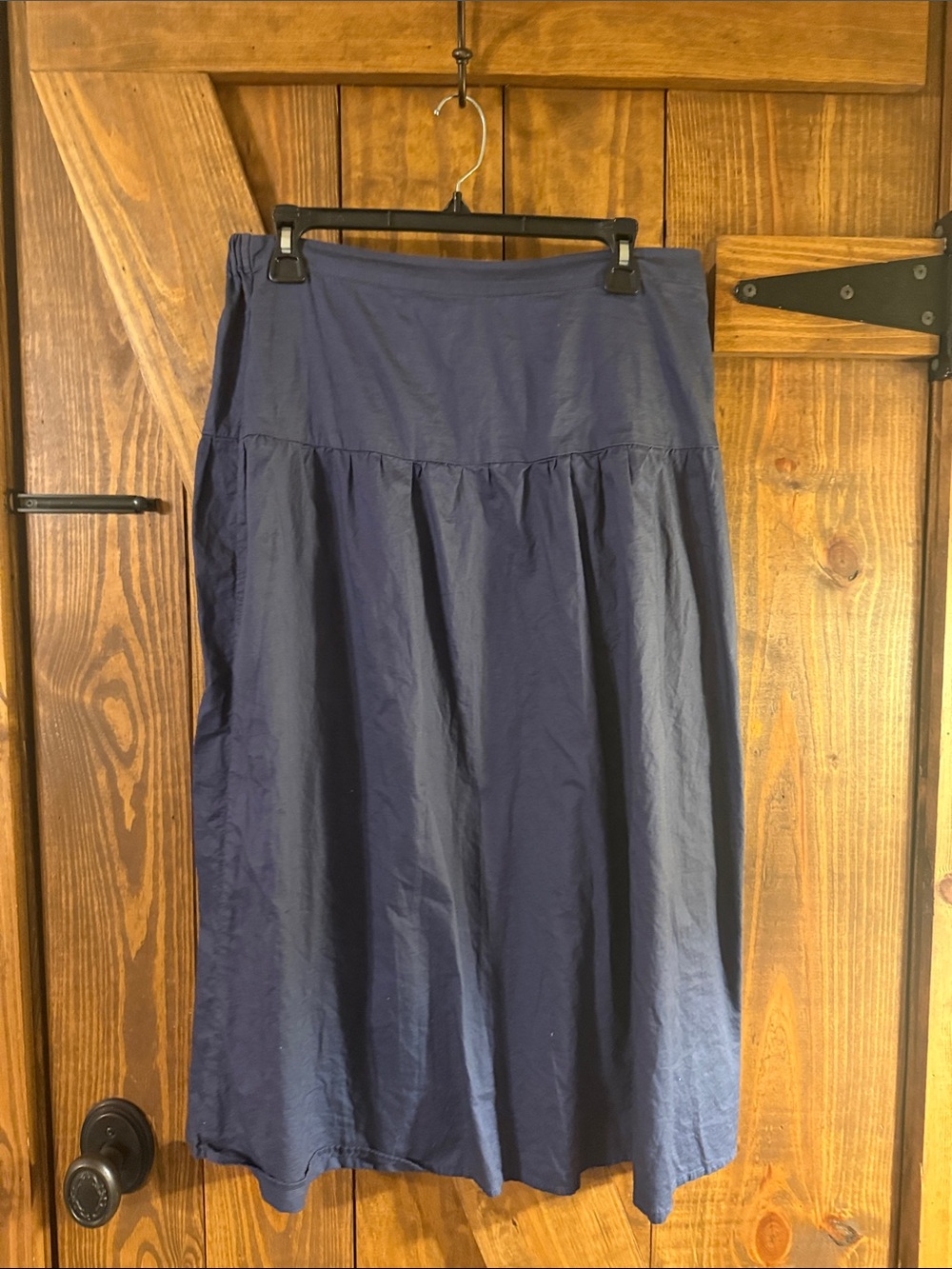 Old Navy Navy Maxi Skirt with Gathered Waist